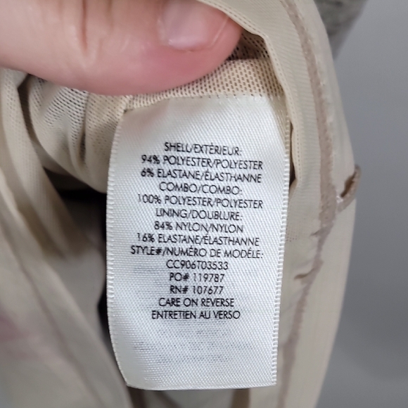 Alice + Olivia Delora Metallic Gold Midi Dress Size 2 Bodycon Cocktail Formal - Picture 6 of 16